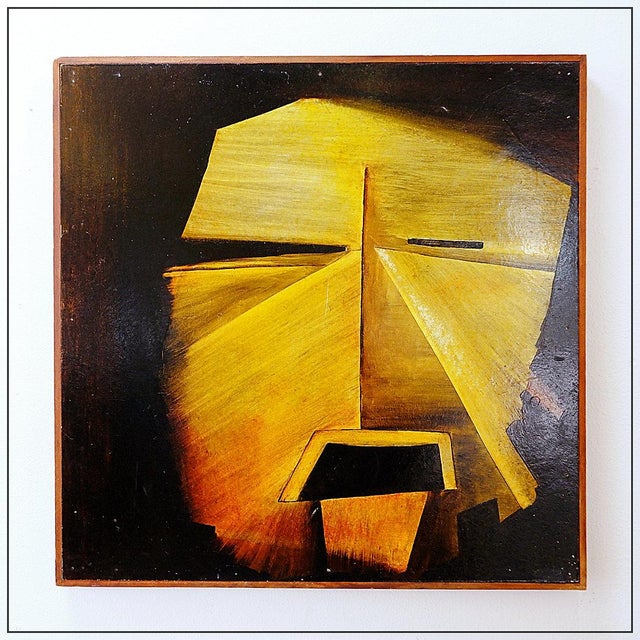 Abstract Composition, 1990s, Oil on Panel For Sale - Image 13 of 13