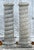 Dove Gray Vintage Regency Cast Concrete Spiral Columns - a Pair For Sale - Image 8 of 17