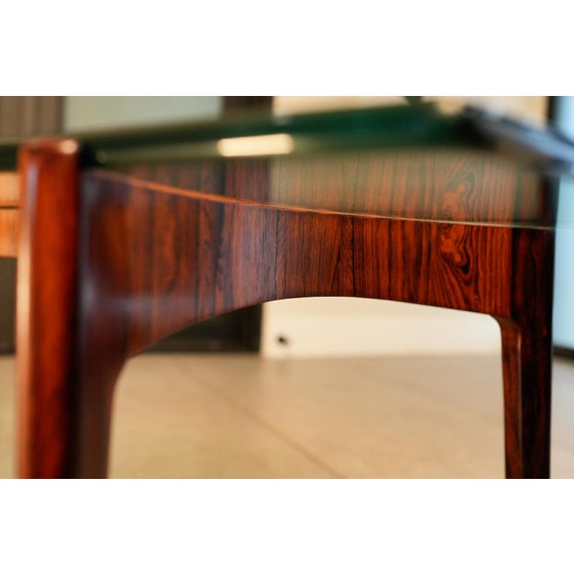 Sculptural Brazilian Rosewood Coffee Table by Sven Ellekaer, Denmark, 1960s For Sale - Image 9 of 15