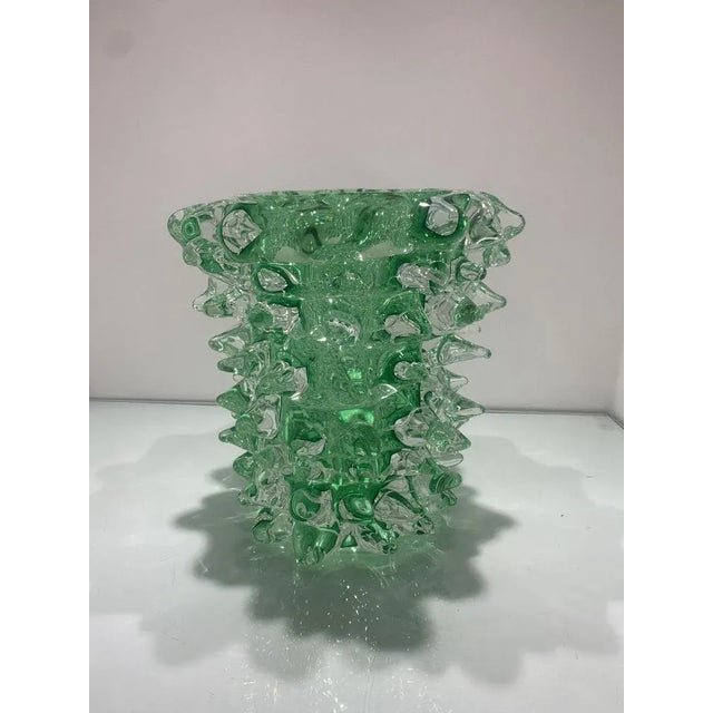 Rostrato Green Murano Glass Vase from Simeng For Sale - Image 10 of 10