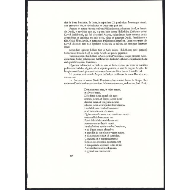 Printmaking Materials 1967 Salvador Dalí Biblia Sacra Lithograph "Familia Ruth Moabitidis" (Ruth's Moabite Family) For Sale - Image 7 of 11