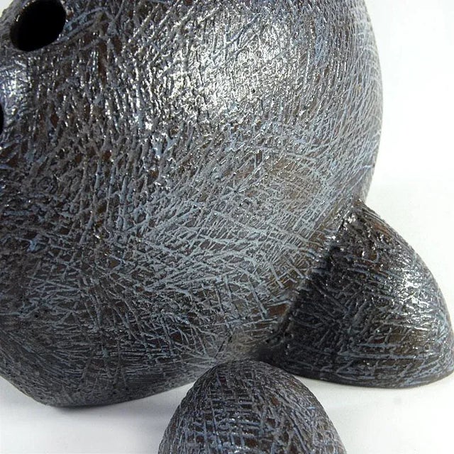Ceramic Joanna Wysocka, Handmade Abstract Sculptures, Glazed Ceramic, Set of 2 For Sale - Image 7 of 13