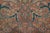 Traditional Vintage European Rug in Orange, Blue and Ivory Geometric Pattern - Rug & Kilim For Sale - Image 3 of 7