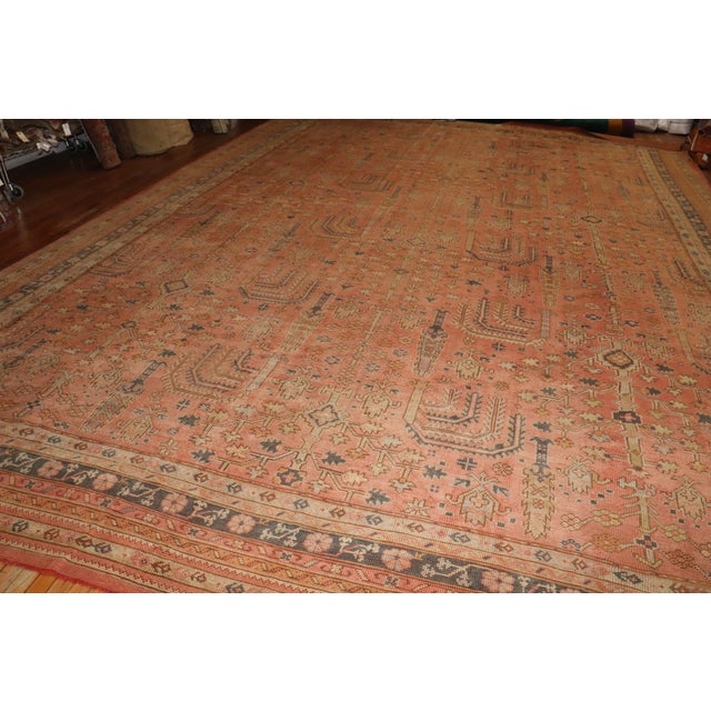 Early 21st Century Oversize Cypress Willow Tree Turkish Oushak - 14'9" x 21'1" For Sale - Image 9 of 18