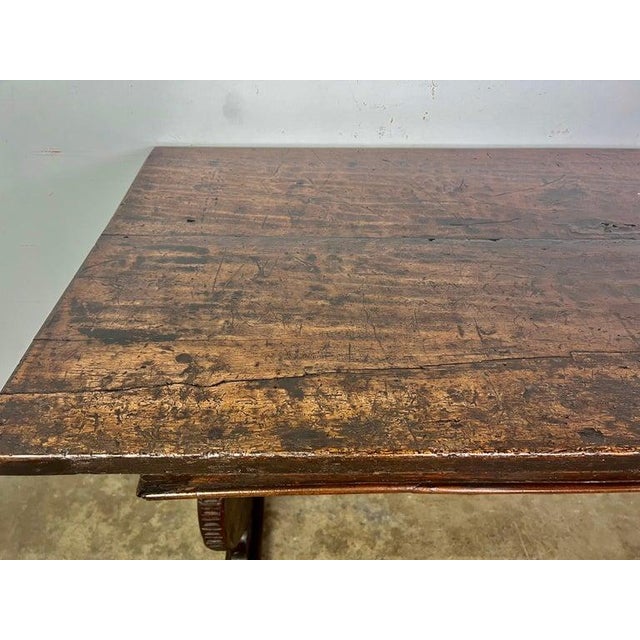 18th Century 18th Century Italian Trestle Table For Sale - Image 5 of 12