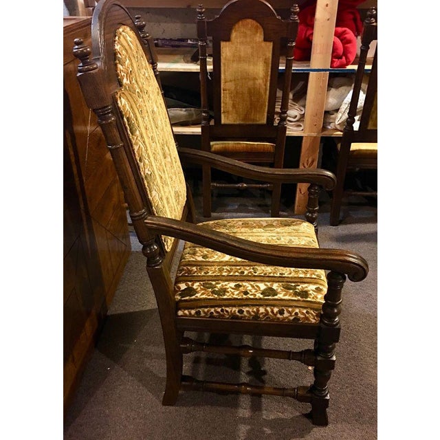 Vintage (197071) Ethan Allen Royal Charter Jacobean Oak Dining Room