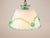 Antique Murano Glass Pendant Light Arsenic Jade Light Green Opaline For Sale - Image 14 of 14
