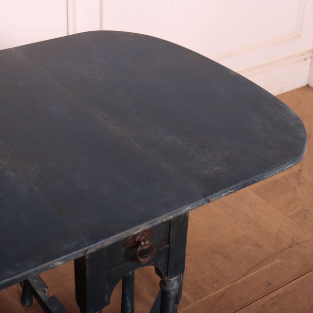 English Spider Leg Drop Leaf Table, 1890s For Sale - Image 6 of 8