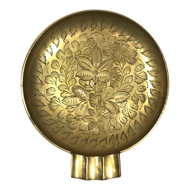 Vintage Indian Brass Ashtray Chairish