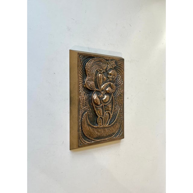 Bronze Wall Plaques by Anders Nyborg, 1970s, Set of 4 For Sale - Image 4 of 14