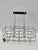 Vintage 6-Bottle Rack in Chrome-Plated Steel and Wood from Zack, 1980s For Sale - Image 3 of 11