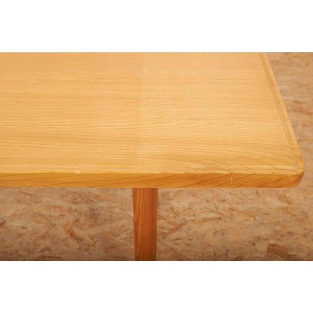 Dining Table with Frame and Top in Softwood For Sale - Image 3 of 12