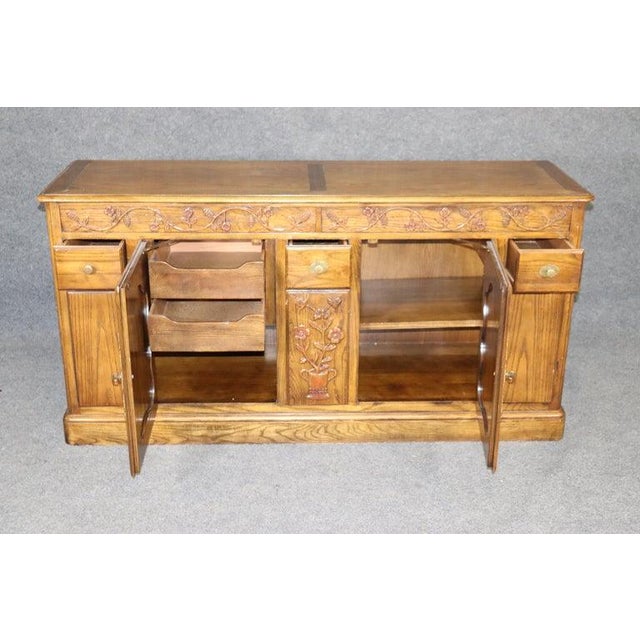 Milling Road by Baker Furniture Country French Oak Sideboard Buffet