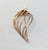 Metal Vintage 1950s Signed Napier Modernist Goldtone Strawberry Brooch For Sale - Image 7 of 7