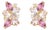 Nina Zhou 5.30 CTW Morganite, Pink Tourmaline and Diamond Freshwater Pearl Convertible Drop Earrings For Sale