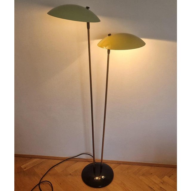 Green Midcentury Floor Lamp by Josef Hurka, 1970s For Sale - Image 8 of 11