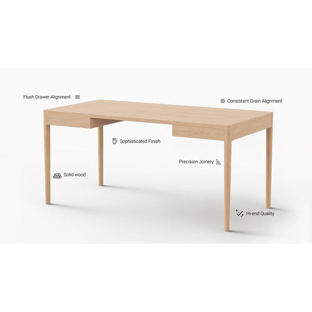 Cable Free No more tangled cables. No more cluttered spaces. The Front Work Desk’s built-in cable management system keeps...