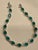 2020s 12 Ct Natural Brazilian Emerald and Diamond Tennis Bracelet 14 Karat Yellow Gold For Sale - Image 5 of 8
