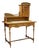 Art Nouveau Writing Desk with Floral Painting, 1910s For Sale