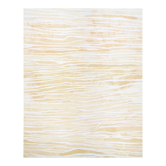 Sample - Schumacher Terra Wallpaper Panel Set in Erosion For Sale