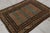 Rug & Kilim Antique Kuba Rug in Red and Beige-Brown With Geometric Patterns - Rug & Kilim For Sale - Image 4 of 7