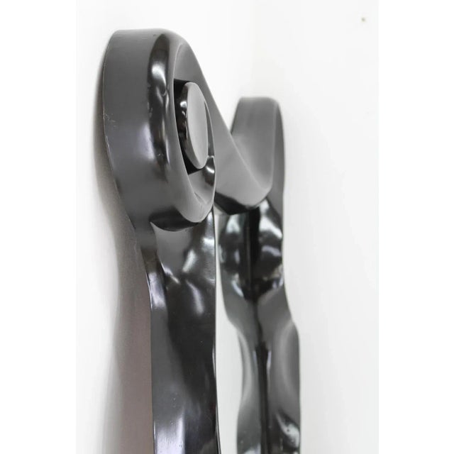 Large Italian Fiber Glass Wall Mirror, 1980s For Sale - Image 3 of 9