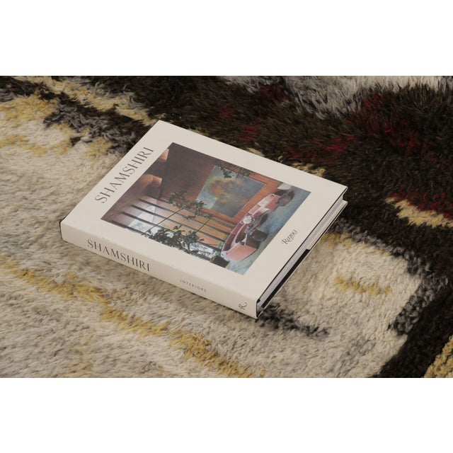 Vintage Swedish Rya Rug With Cream and Gray Abstract Design - Rug & Kilim For Sale - Image 9 of 9