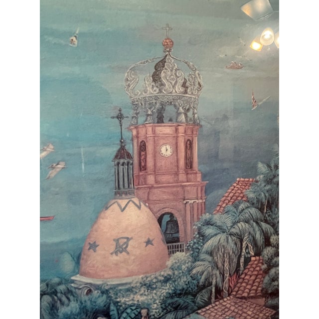 1990s Vintage Alison Minor Serigraph Art Print, Framed For Sale - Image 4 of 8