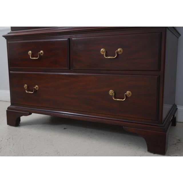 Henkel Harris Model #165 Mahogany Dome Top Armoire Cabinet For Sale - Image 15 of 18