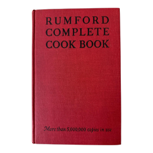1947 Rumford Complete Cookbook Hardcover