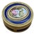 18th Century Circular Snuffbox in Gold, Enamel and Miniature with Bucolic Scene, 1800s For Sale