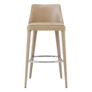 Nude Color Ecoleather Beech Wood Chair by Casa Casati For Sale