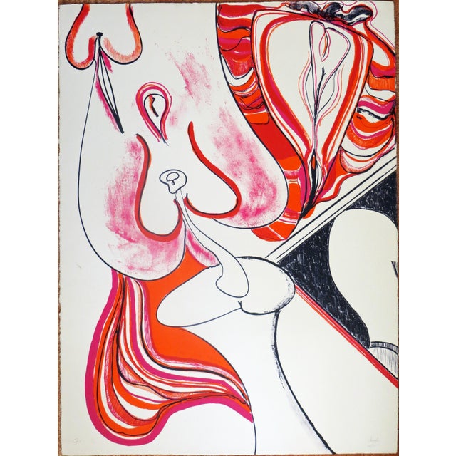 Artist: Felix Ruvolo – American (1912 - 1992) Title: “Samson and Delila” aka “Untitled” from the suite: 10 West Coast...