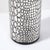 Mid-Century Black Glass Vase With Sterling Silver Overlay Crocodile Motif For Sale - Image 10 of 11