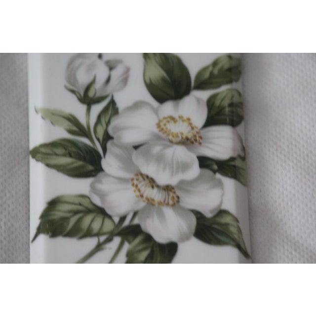 Ceramic Porcelain Door Finger Plates, 1970s, Set of 3 For Sale - Image 7 of 16