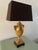 Postmodern Vintage Chapman Sienna Marble Hollywood Regency Rams Head Urn Lamp For Sale - Image 3 of 9