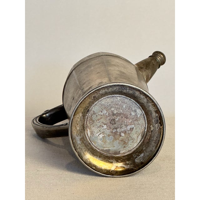 Early 20th Century 1900s Antique Metal Cocktail Server With Hammered Details For Sale - Image 5 of 5