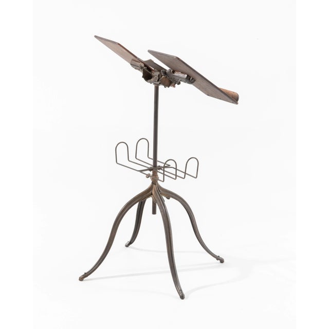 Early 20th Century 19th Century Industrial Dictionary Stand For Sale - Image 5 of 12