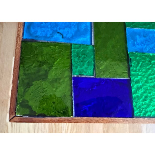 Mid Century Georges Briard Mosiac Glass Side Table For Sale - Image 11 of 12
