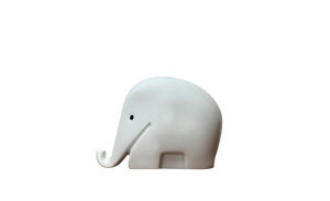 Postmodern Porcelain Elephant Figurine and Penny Bank by Luigi Colani for Höchst, 1980s