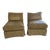 Cameron Collection Slipper Chairs by George Cameron Nash in Larsen Fabric - a Pair For Sale