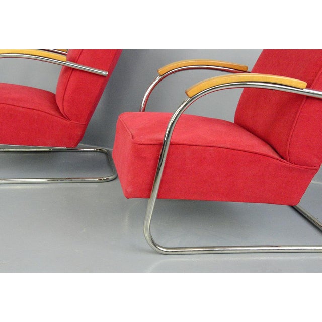 Bauhaus Vintage Bauhaus Lounge Chair by Mucke Melder, 1930s For Sale - Image 3 of 13