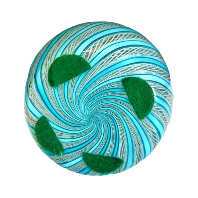 Mid-20th Century Murano Filigree Glass Vase For Sale In San Francisco - Image 6 of 6