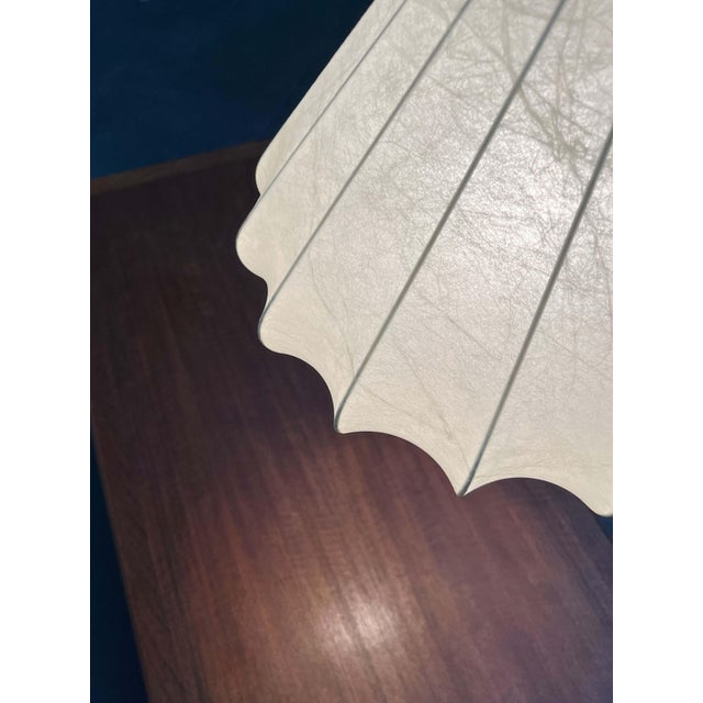 Mid-Century Modern Cocoon Pendant Lamp by Friedel Wauer for Goldkant Leuchten, Germany, 1960s For Sale - Image 18 of 18