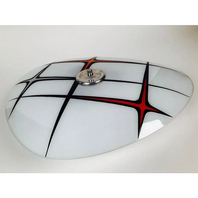 Vintage Glass Plate Wall Light from Designfornication, 1956 For Sale - Image 4 of 9