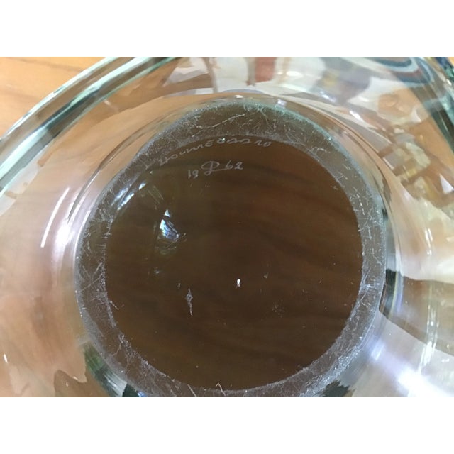 Gray 1960s Mid-Century Holmegaard Smoky Art Glass Bowl and Vase Designed by Per Lutken - 2 Pieces For Sale - Image 8 of 13