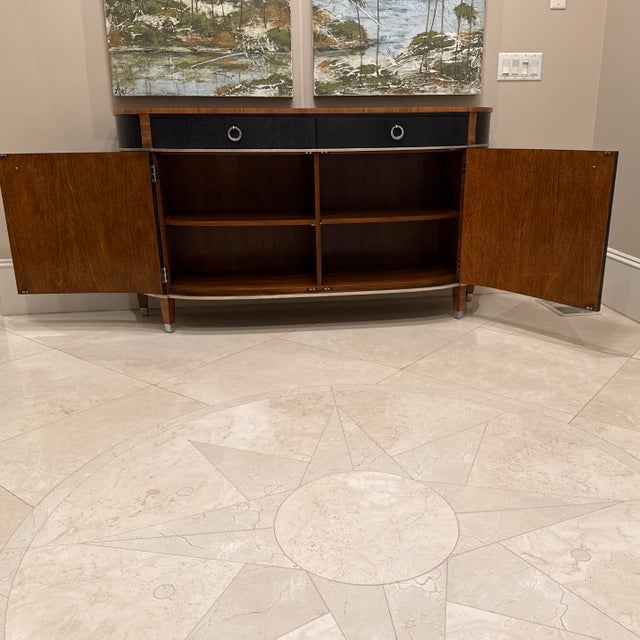 Black 1990s Art Deco Sideboard For Sale - Image 8 of 10