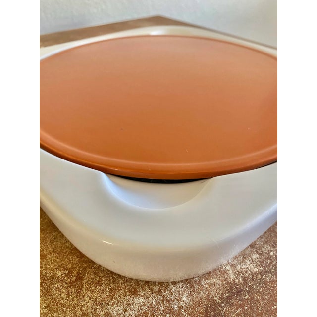 Michael Graves Postmodern Michael Graves Glazed Porcelain Serving Dish/Tray for Chilled Foods, Set of 3 Pieces For Sale - Image 4 of 12