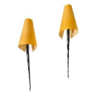 Vintage Medusa Wall Lights by Pete Sans, 1980s, Set of 2 For Sale