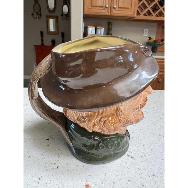 Vintage Royal Doulton “Robin Hood” Large Character Jug – Made in England, 1946 For Sale In Palm Springs - Image 6 of 9